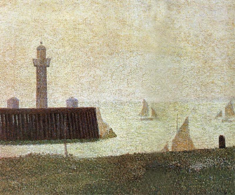 Georges Seurat End of the Seawall